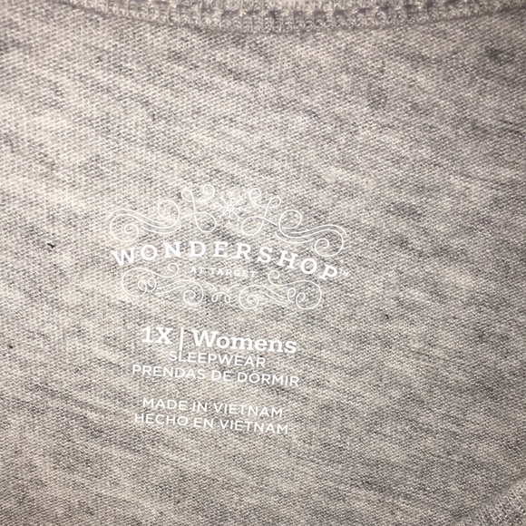 Wondershop Jingle Bells Sleepwear T-shirt Size 1X - Picture 5 of 6